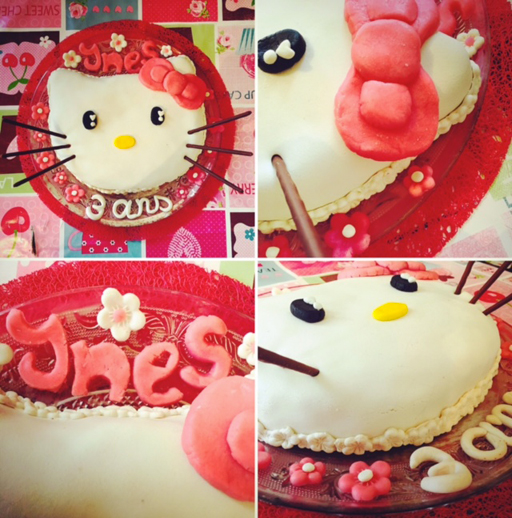 Gâteau 3D Hello Kitty